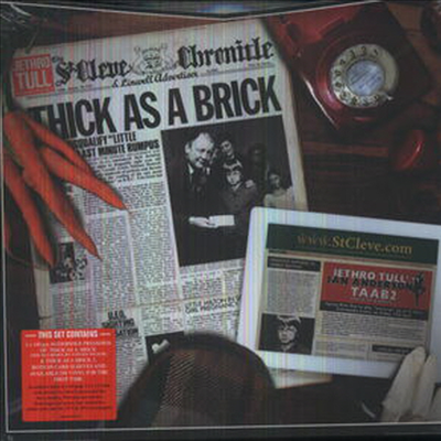 Jethro Tull - Thick As A Brick/Thick As A Brick 2 (40th Anniversary Edition)(180G)(2LP)