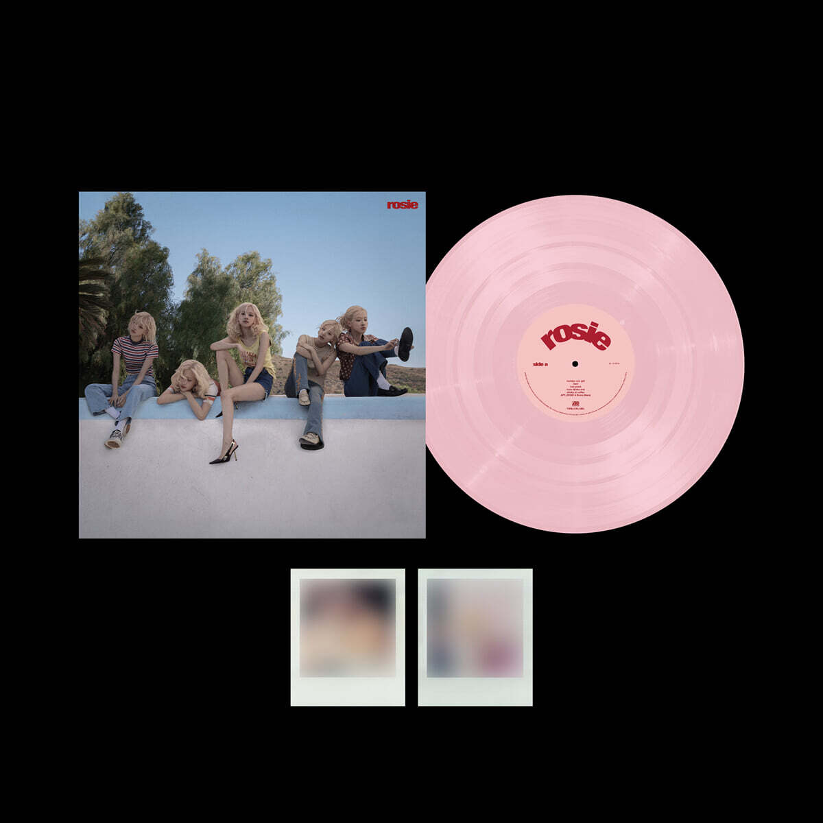 로제(ROSÉ) - ROSÉ first studio album ‘rosie’ (band cover) [핑크 컬러 LP]