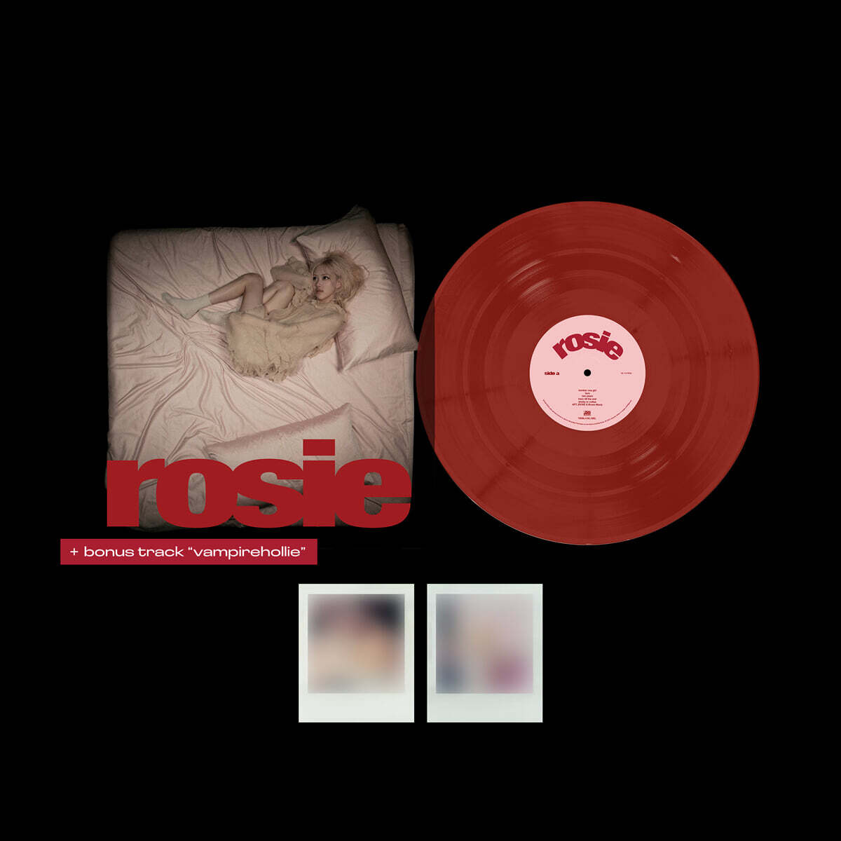 로제(ROS&#201;) - ROS&#201; first studio album ‘rosie’ vinyl (vampirehollie edition red) [레드 컬러 LP]