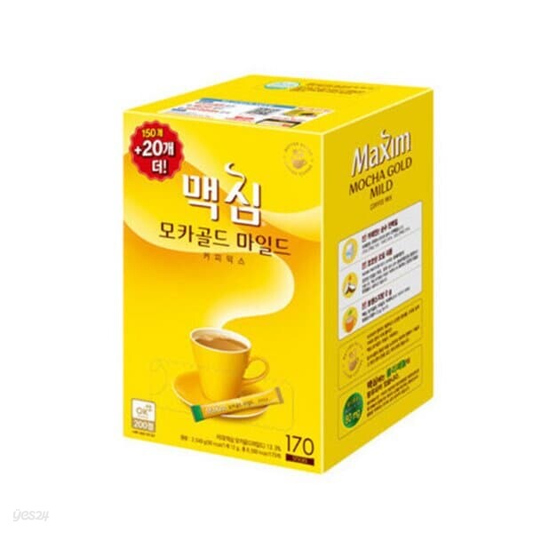 맥심 모카골드 마일드 동서 식품 커피 믹스 170개입