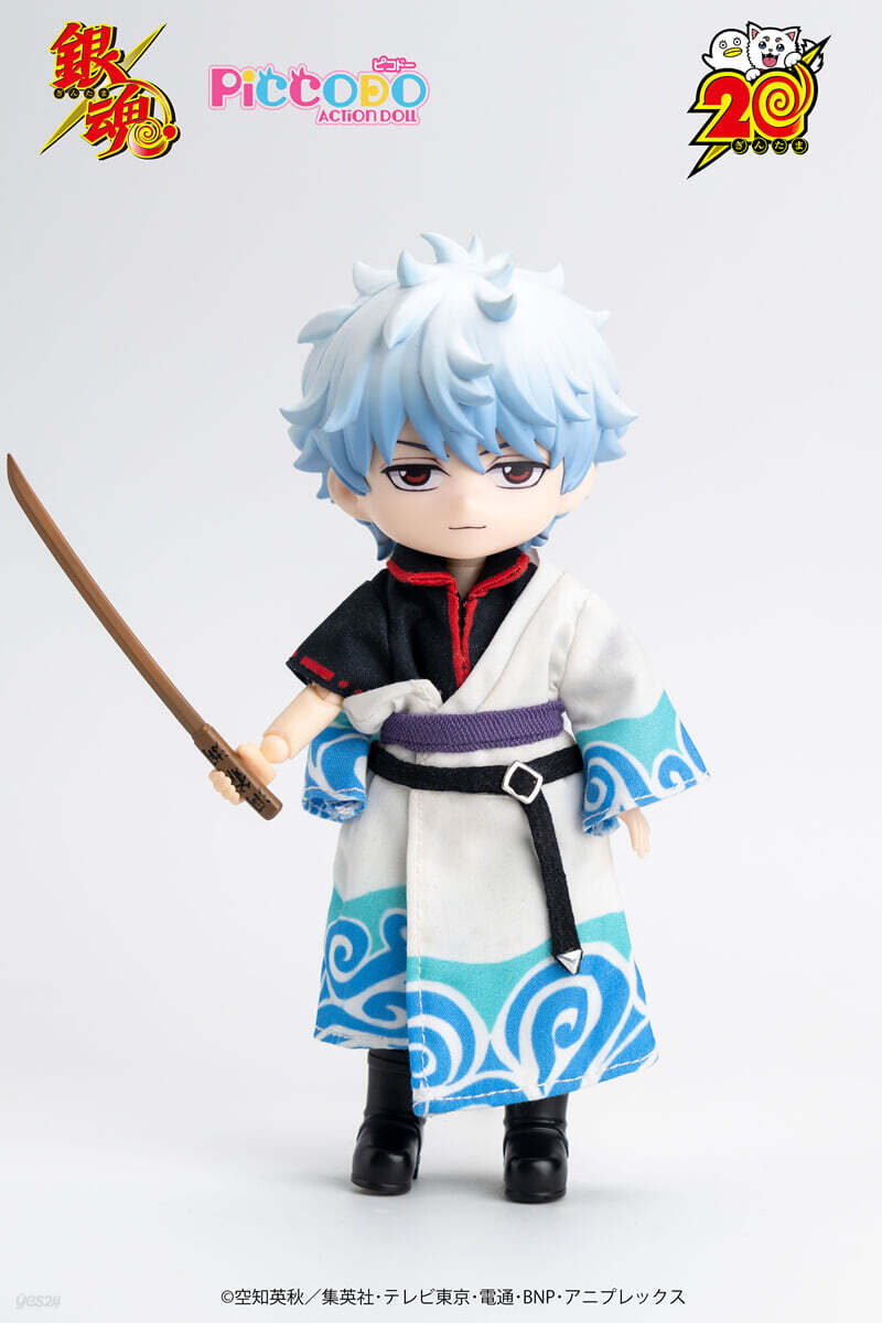 (예약도서) 001_PICCODO ACTION DOLL 銀魂 坂田銀時 デフォルメド-ル