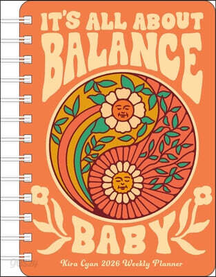 Kira Cyan 2026 Weekly Planner Calendar