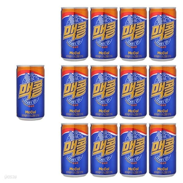 맥콜 미니 캔 음료수 190ml 30캔 업소용