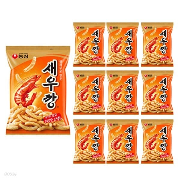 농심 새우깡 90g 묶음 20개 봉지과자
