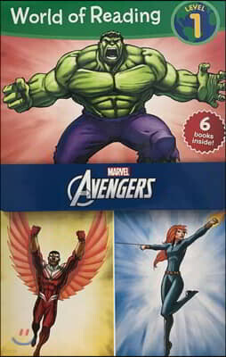    6 Ʈ  1 :   : World of Reading Level 1 Set : Avengers