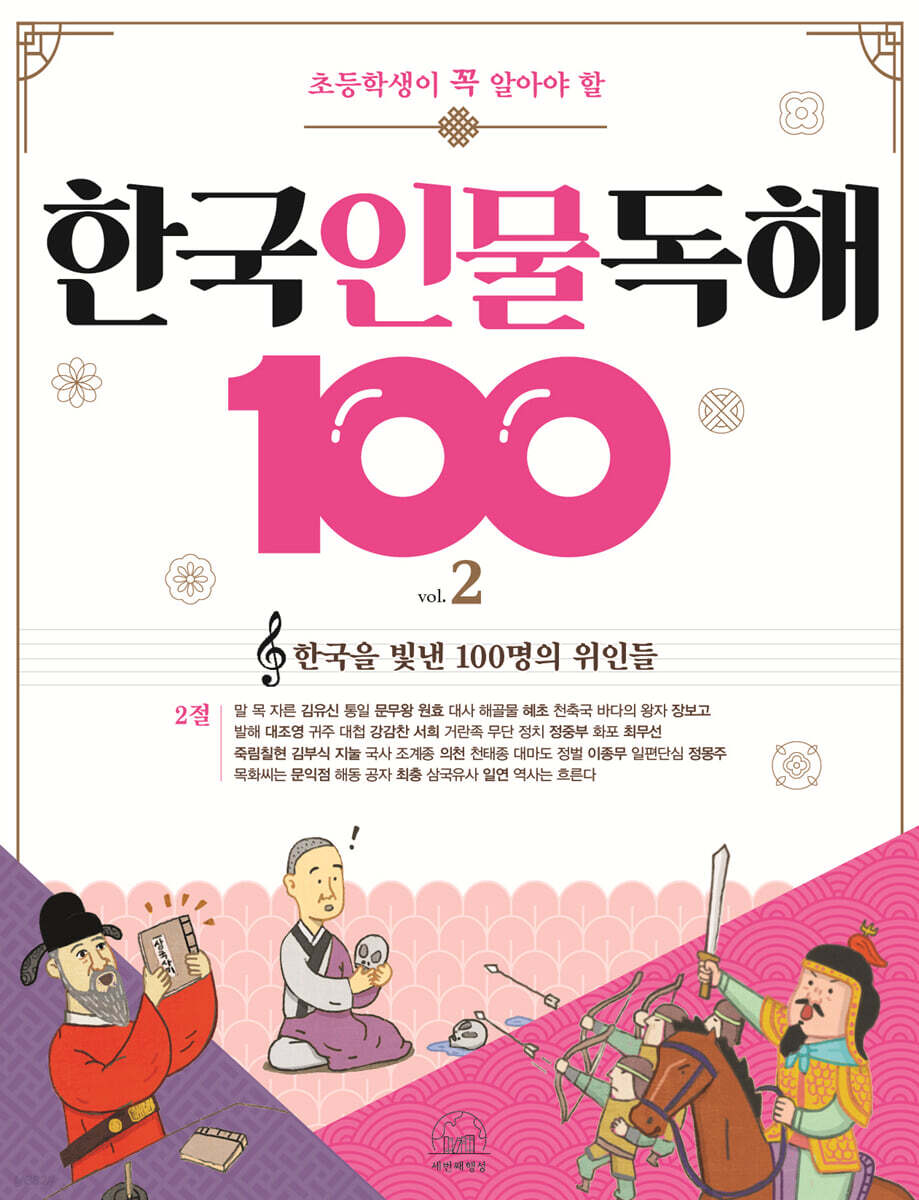 초등학생이 꼭 알아야 할 한국 인물 독해 100 2