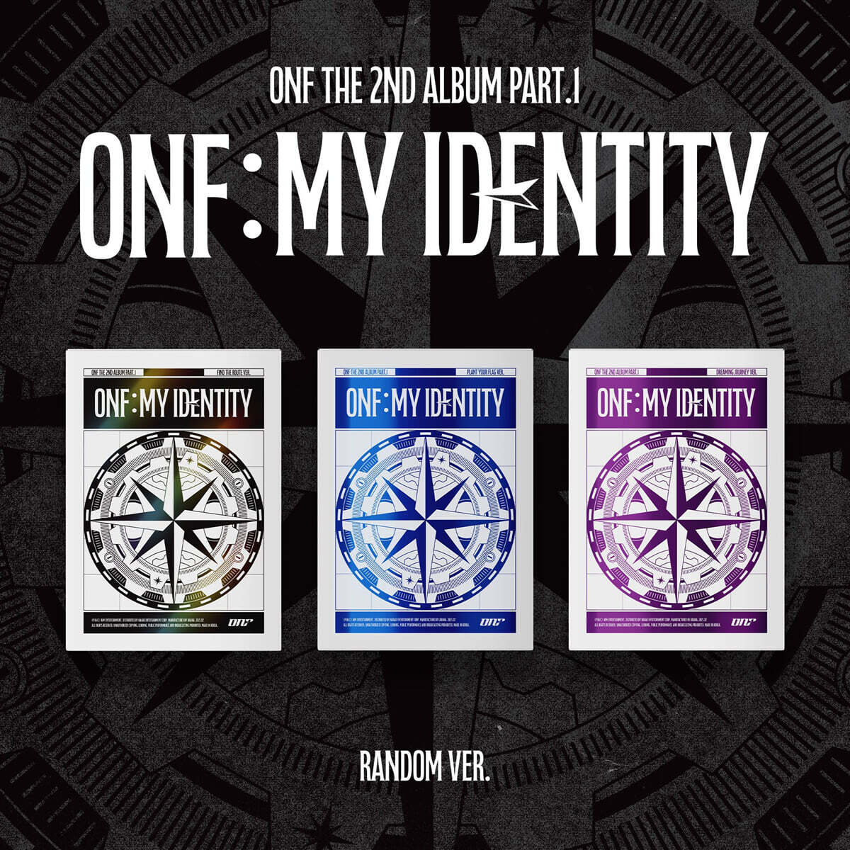 온앤오프 (ONF) - The 2nd Album Part.1 [ONF:MY IDENTITY][3종 중 1종 랜덤발송]