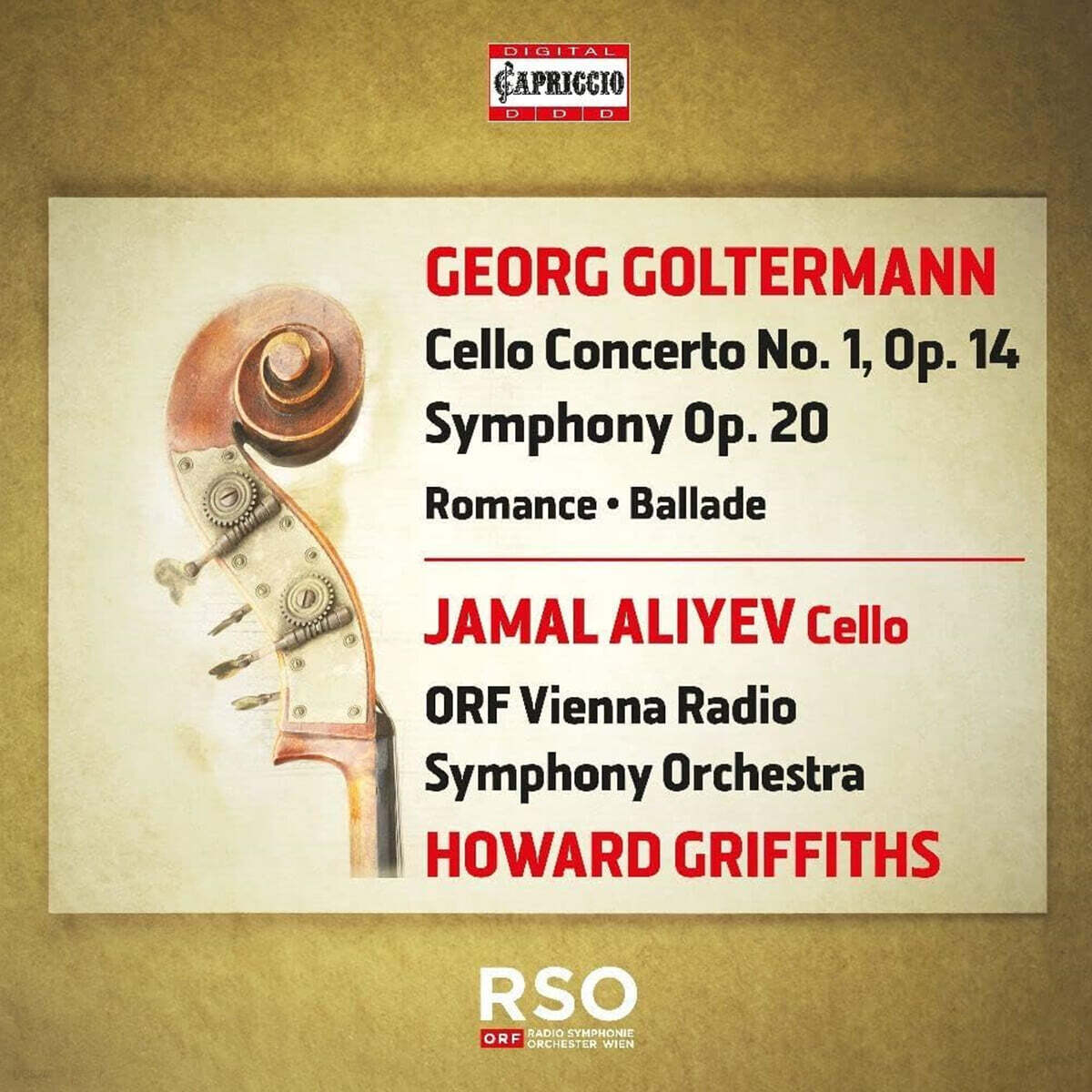 Howard Griffiths 게오르크 에두아르트 골터만: 첼로 협주곡 1번, 교향곡 외 (Georg Goltermann: Cello Concerto Op.14, Symphony Op.20)