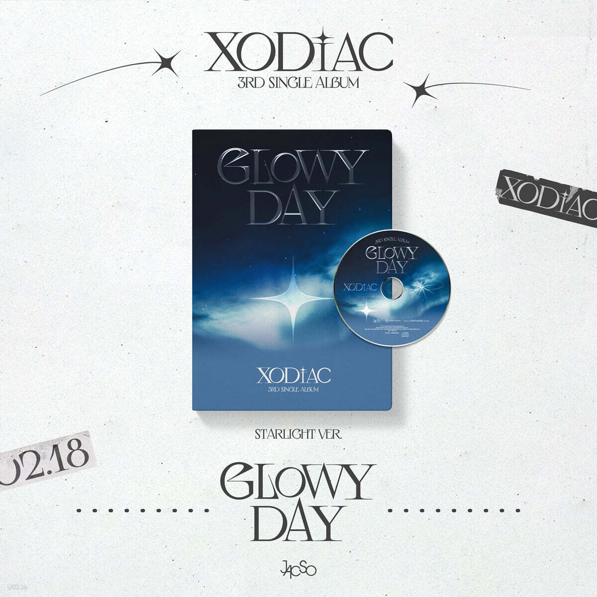 XODIAC (소디엑) - 싱글앨범 3집 : GLOWY DAY [STARLIGHT Ver.]