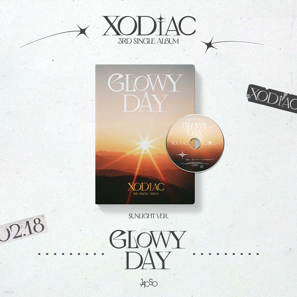 XODIAC (소디엑) - 싱글앨범 3집 : GLOWY DAY [SUNLIGHT Ver.]