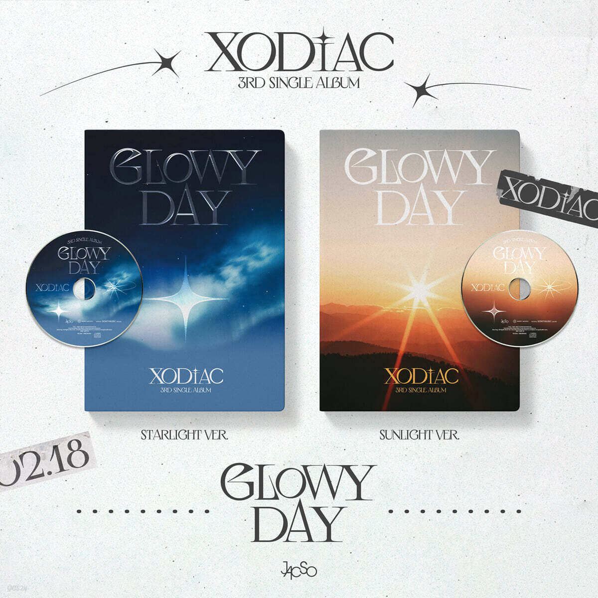 XODIAC (소디엑) - 싱글앨범 3집 : GLOWY DAY [2종 SET]