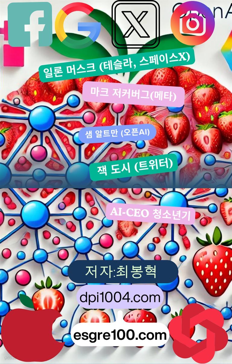 일론머스크 마크저커버그 샘알트만 잭 도시 AI-CEO 청소년기