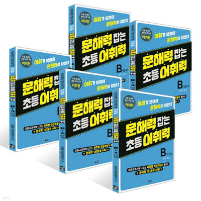문해력 잡는 초등 어휘력 10~14권 : B단계 세트