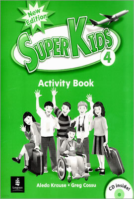 New Super Kids 4 : Activity Book with CD