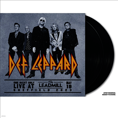 Def Leppard — One Night Only: Live At The Leadmill (Sheffield 2023) 앨범 커버