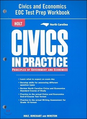 Civics in Practice, Grades 7-12 Test Prep Workbook