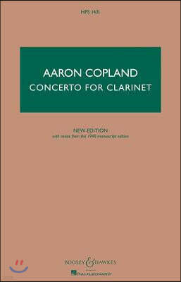 Concerto for Clarinet - New Edition: Clarinet and String Orchestra, with Harp and Piano