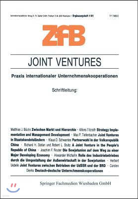 Joint Ventures: PRAXIS Internationaler Unternehmenskooperationen