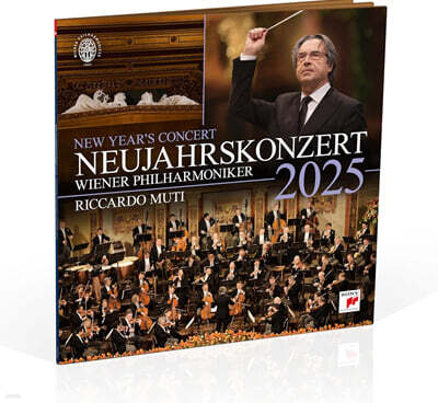 Riccardo Muti 2025 빈 신년음악회 - 리카르도 무티, 빈필 (New Year's Concert 2025) [3LP]