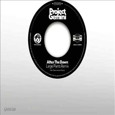 Project Gemini - After The Dawn (Large Plants Remix) / Darkness Rising (7 inch Single Vinyl)