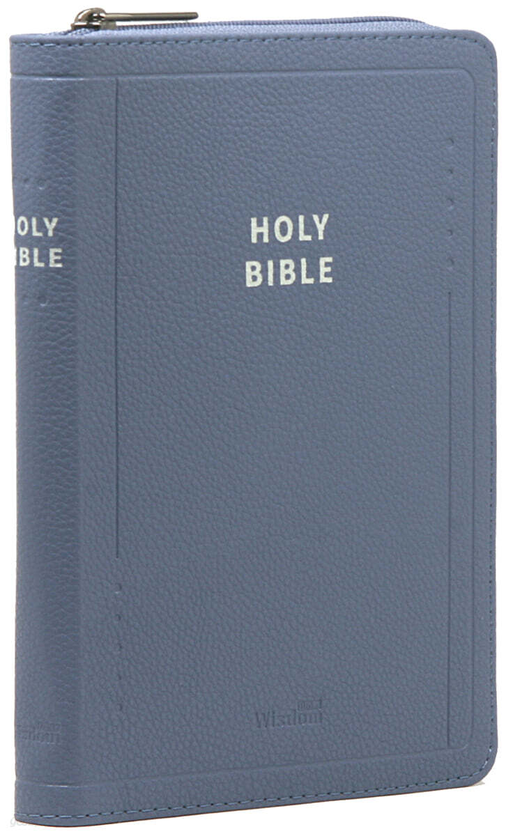 개역한글판 성경전서 (72HC/초슬림/중/단본/색인/지퍼/PU/인디고블루)