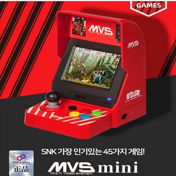 정품 라이센스   SNK 네오지오 미니 아케이드 게임기 NEOGEO mini 레트로게임기