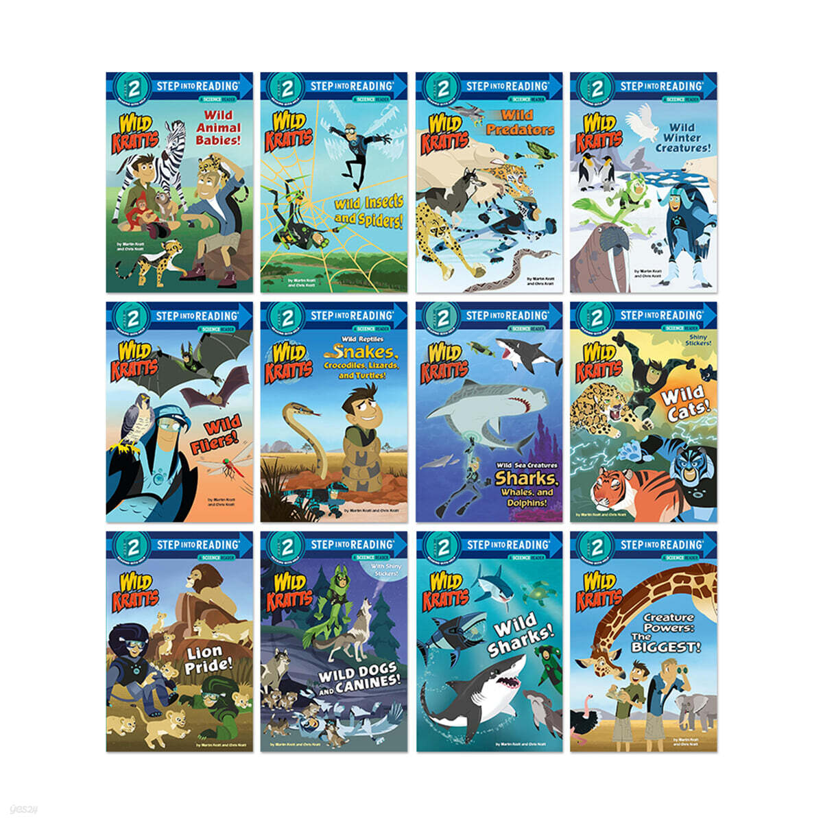 Step Into Reading 2 : Wild Kratts 12종