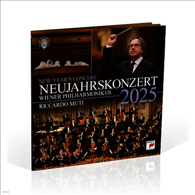 Riccardo Muti — 2025 빈 필 신년 음악회 (New Year's Concert 2025) - Riccardo Muti 앨범 커버