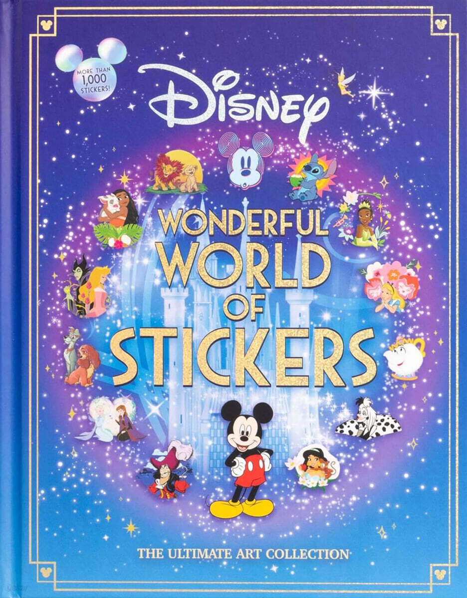 Disney Wonderful World of Stickers - Sticker Book for Teens and Adults - Over 1,000 Disney Stickers, Officially Licensed