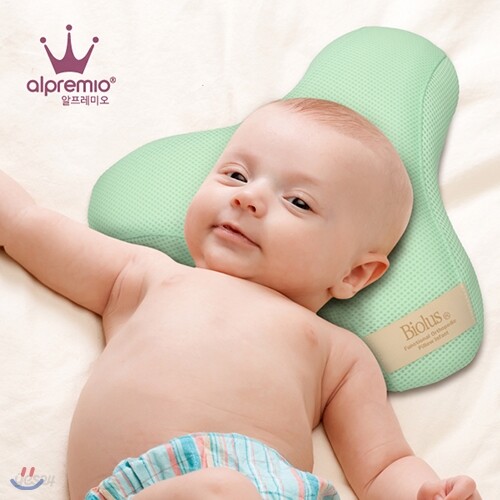 [알프레미오] 3단계(3스텝) 유아베개 두상변형 예방  짱구베개 신생아 출산준비물 출산선물