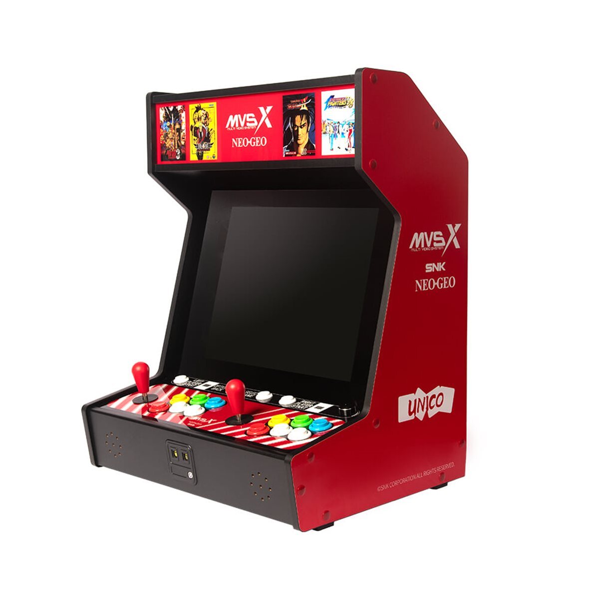 SNK 네오지오 홈아케이드 게임기 NEOGEO MVSX / 정품 라이센스 레트로 게임기