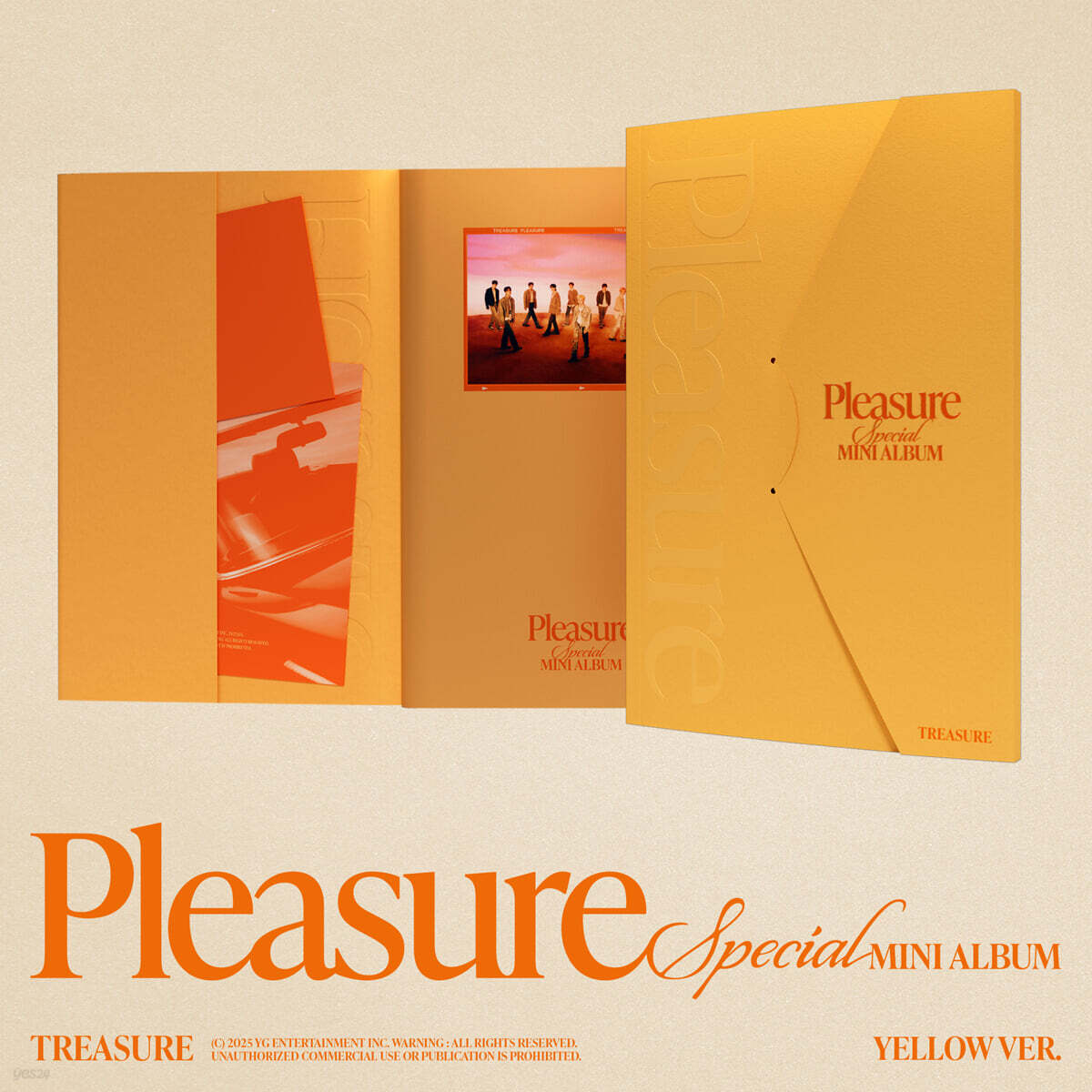 TREASURE (트레저) - TREASURE SPECIAL MINI ALBUM [PLEASURE] [YELLOW VER.]