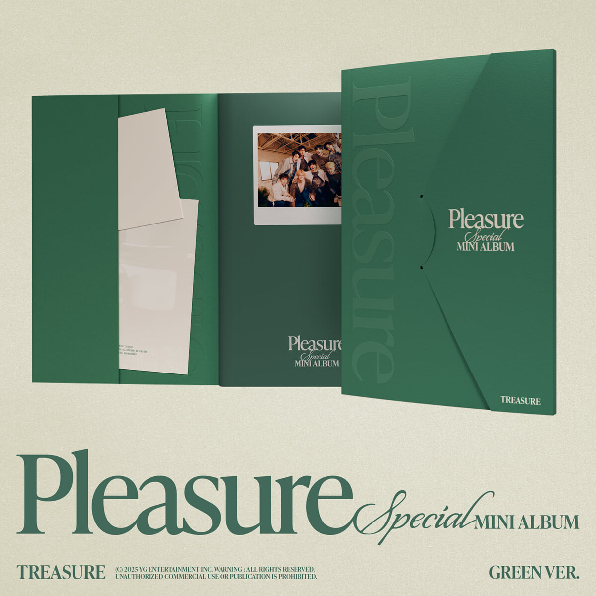 TREASURE (트레저) - TREASURE SPECIAL MINI ALBUM [PLEASURE] [GREEN VER.]