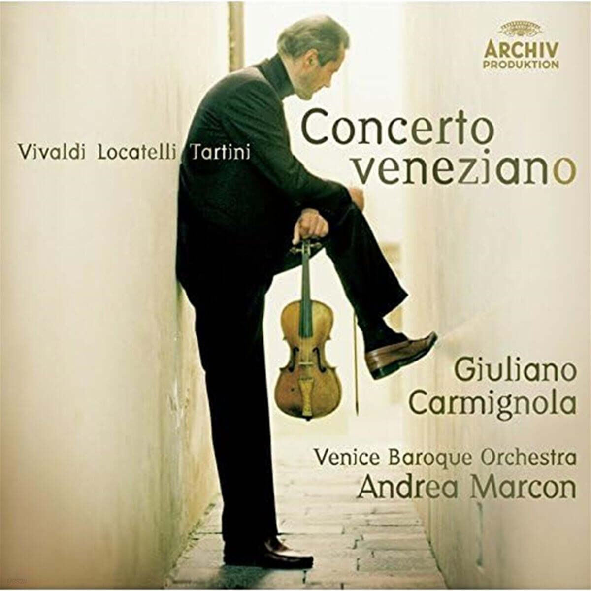 Giuliano Carmignola 줄리아노 카르미뇰라 베네치아 바이올린 협주곡집 - 비발디 / 로카텔리 / 타르티니 (Concerto Veneziano)