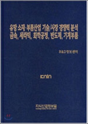 유망 소재·부품산업 기술/시장 경쟁력 분석  금속, 세라믹, 화학공정, 반도체, 기계부품