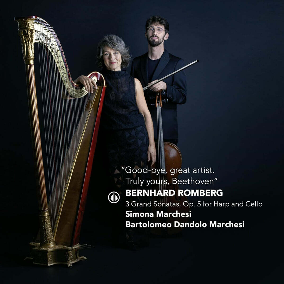 Simona Marchesi / Bartolomeo Dandolo Marchesi 롬베르크: 하프와 첼로를 위한 세 곡의 소나타 (Romberg: 3 Grand Sonatas, Op.5 for Harp and Cello)