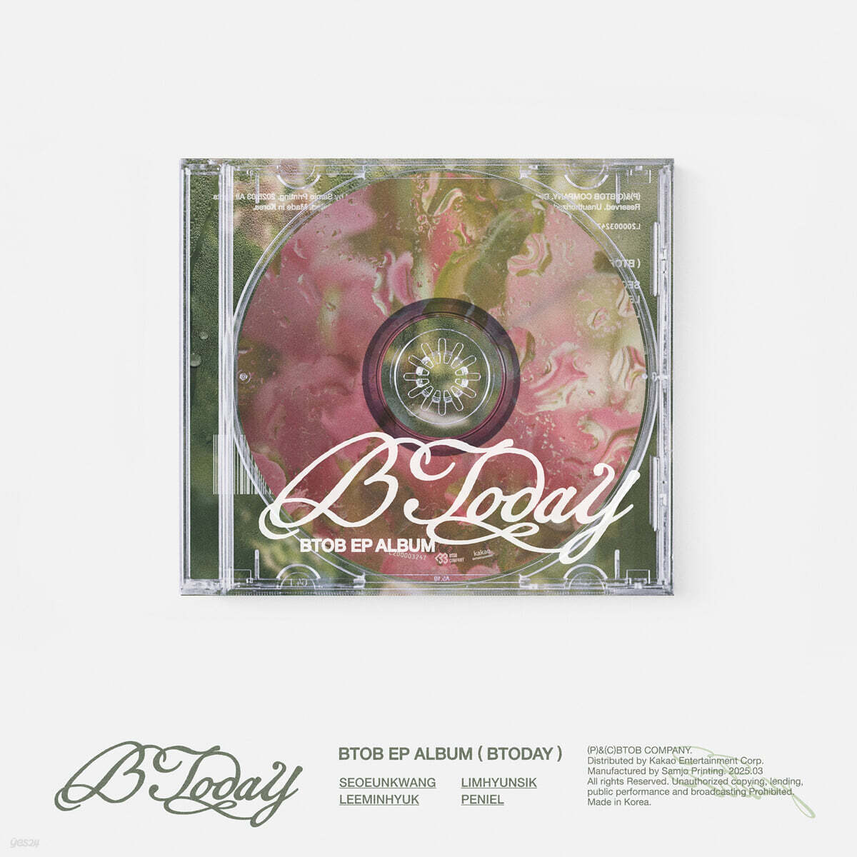비투비 (BTOB) - EP ALBUM [BTODAY] [Jewel Case Ver.] - 예스24