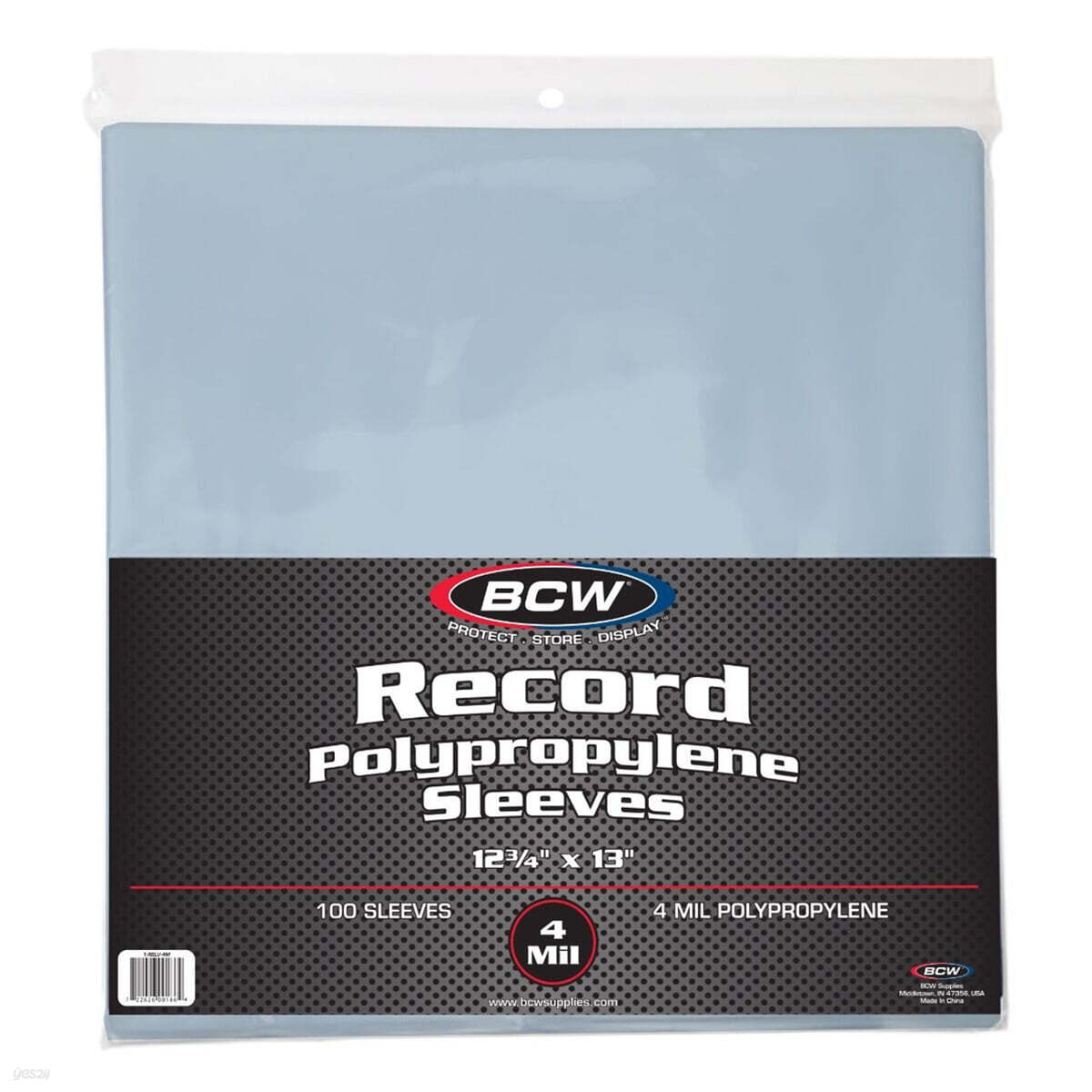 아우터 슬리브 100장 (BCW 12" Vinyl Outer Sleeves)
