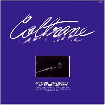 John Coltrane Quartet — Live at the Half Note 앨범 커버