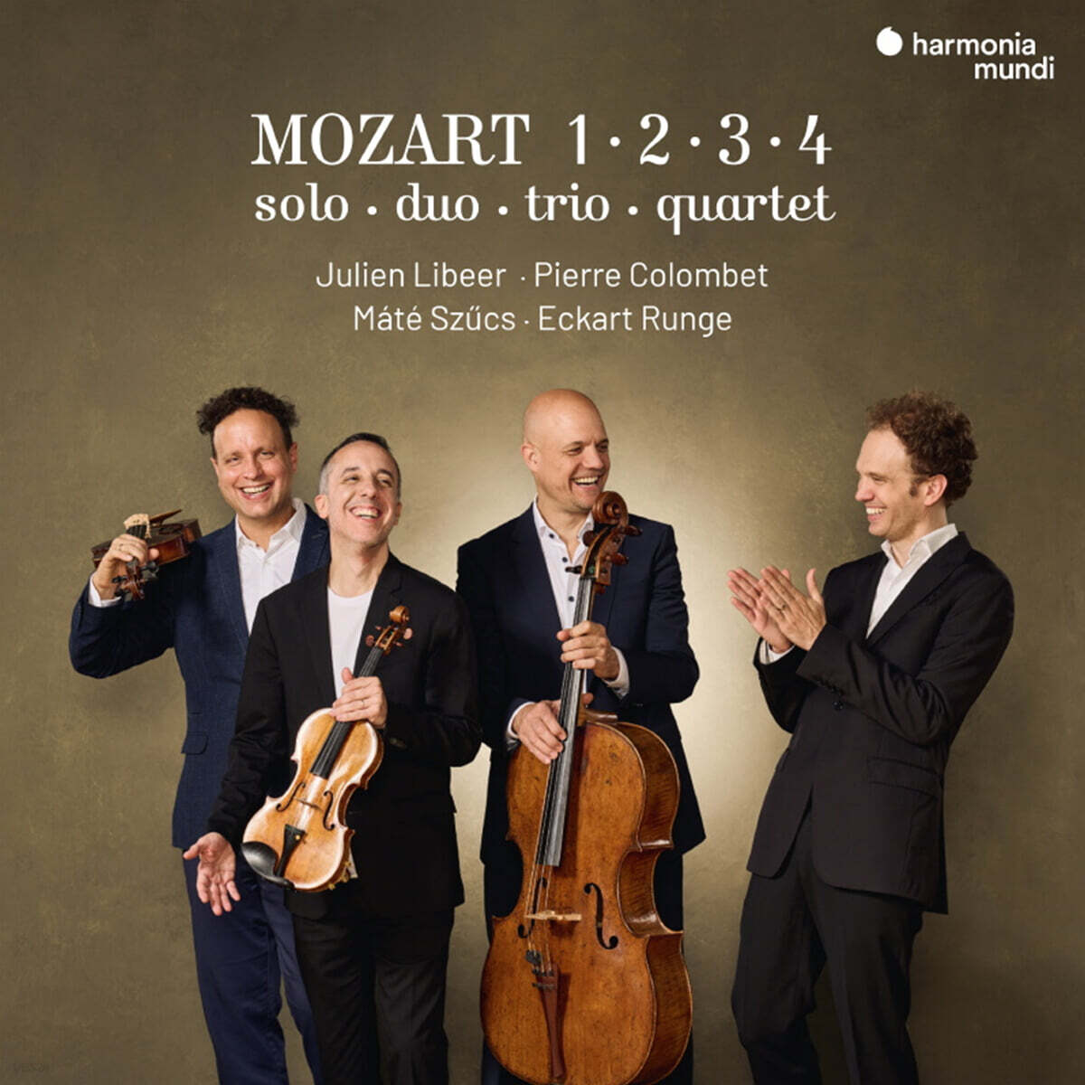 Julien Libeer 모차르트: 솔로, 듀오, 트리오, 사중주 (Mozart: 1 2 3 4 - Solo, Duo, Trio, Quartet)