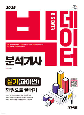 2025 시대에듀 빅데이터분석기사 실기(파이썬) 한권으로 끝내기