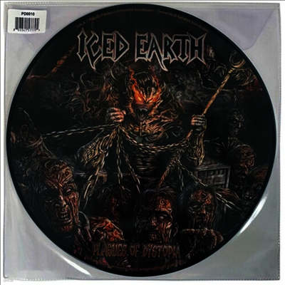 Iced Earth — Plagues Of Dystopia (EP)(45 RPM) 앨범 커버