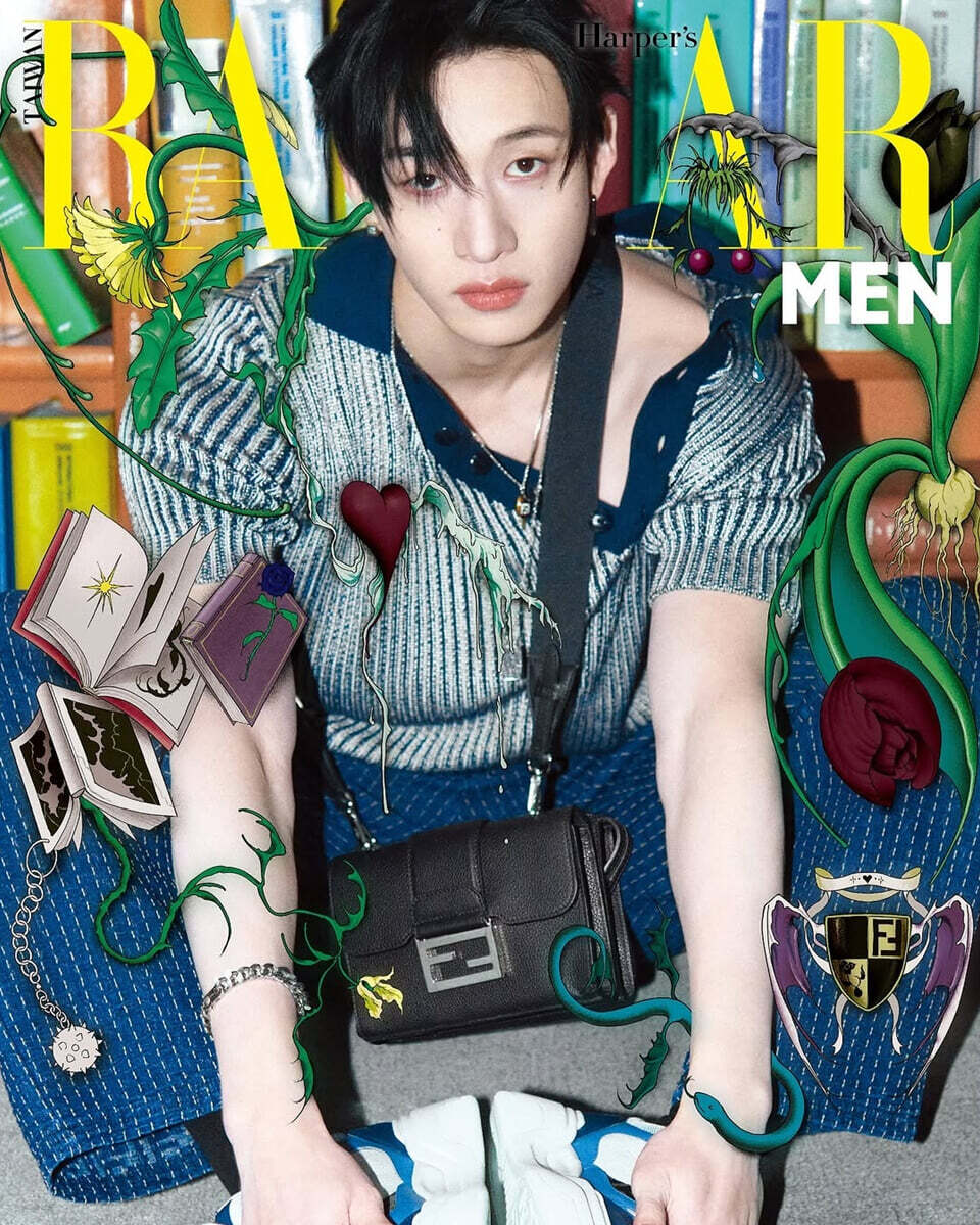 Harper's BAZAAR MEN 하퍼스 바자 맨 대만 2025년 3월호 : Stray Kids(스트레이 키즈) 방찬 커버