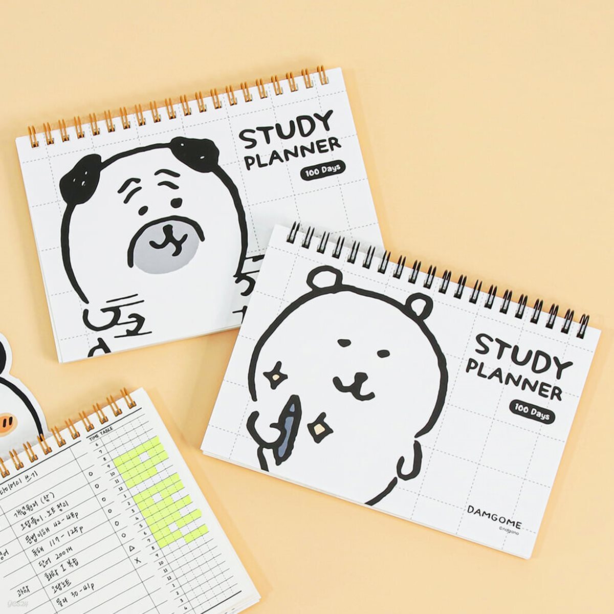[예스24배송] 담곰이 100일스터디플래너