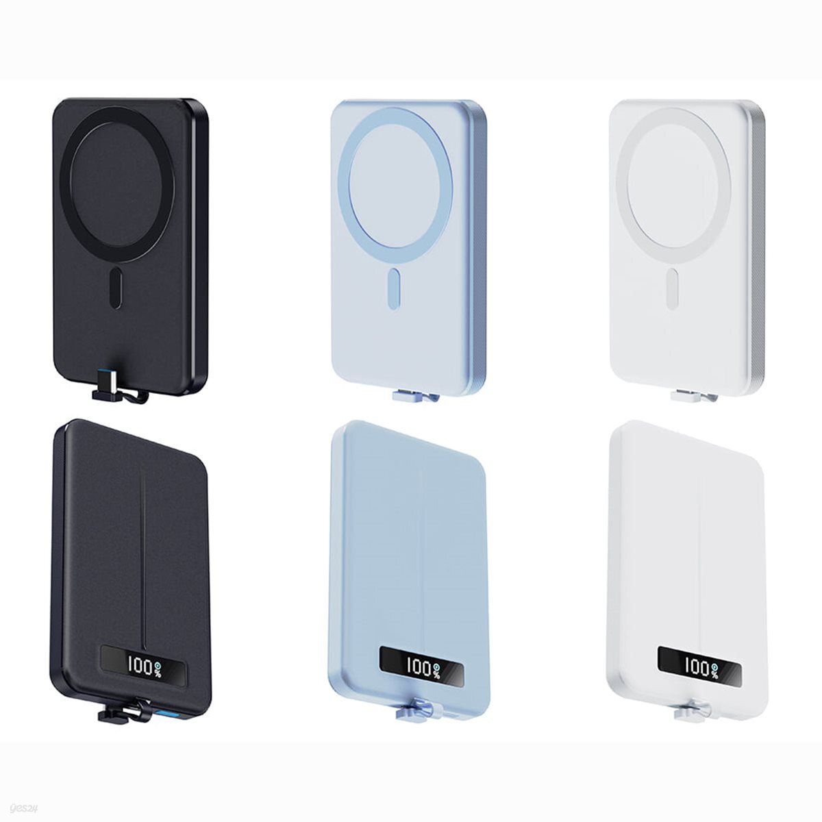 라플루 PD 45W PPS 초고속충전2.0 대용량 보조배터리 10000mAh RPB-MS01 마그네틱 링 제공,케이블일체형,기내반입,군대,군인,갤럭시S25완벽호환,맥세이프 슬림