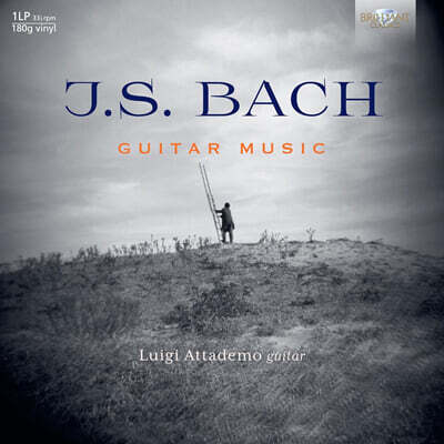 Luigi Attademo — Luigi Attademo 기타로 연주한 바흐 연주 모음집 (Bach: Guitar Music) 앨범 커버