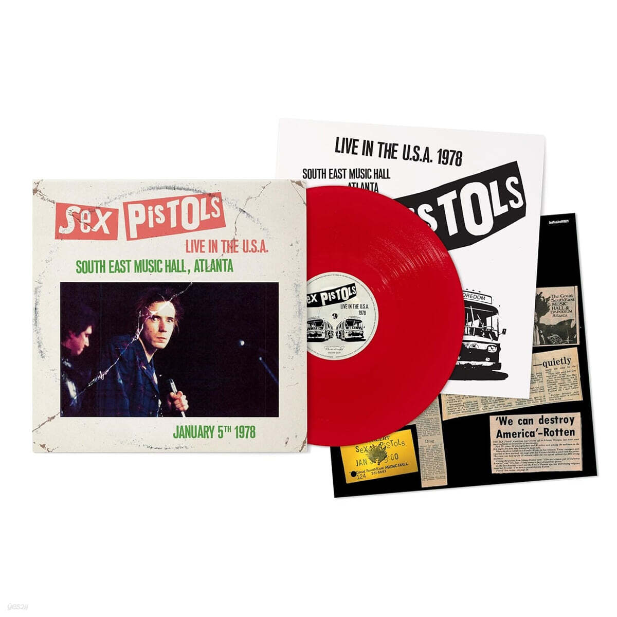 Sex Pistols (섹스 피스톨즈) - Live In The U.S.A. 1978: Atlanta 5th January, South East Music Hall [레드 컬러 LP]