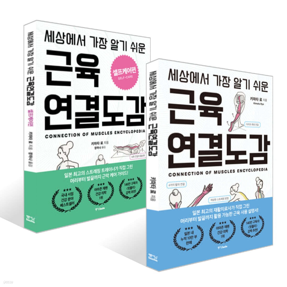 세상에서 가장 알기 쉬운 근육연결도감 : 설명서 + 셀프케어 세트