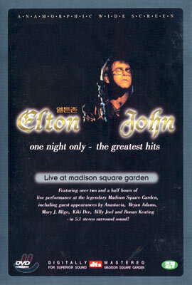 Elton John - One Night Only : The Greatest Hits, dts