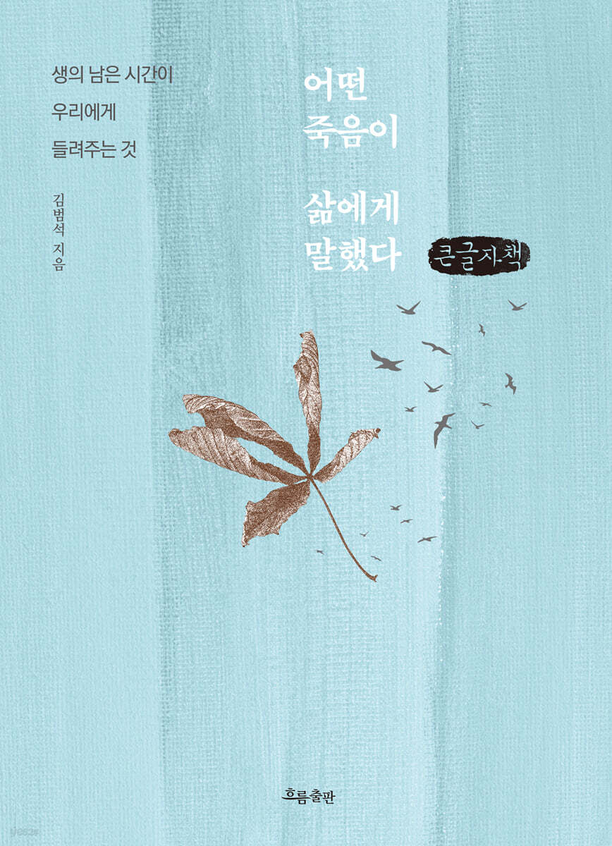어떤 죽음이 삶에게 말했다 (큰글자책)
